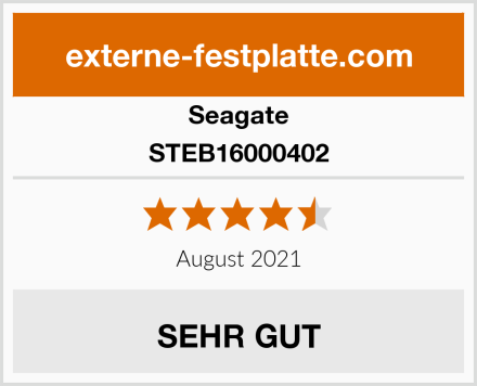 Seagate STEB16000402 Test