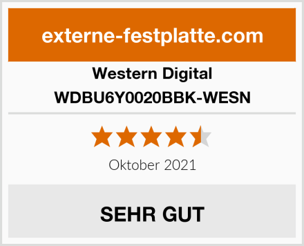 Western Digital WDBU6Y0020BBK-WESN Test