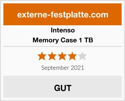 Intenso Memory Case 1 TB Test