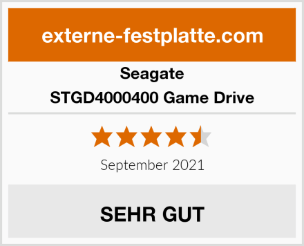 Seagate STGD4000400 Game Drive Test