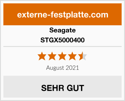 Seagate STGX5000400 Test