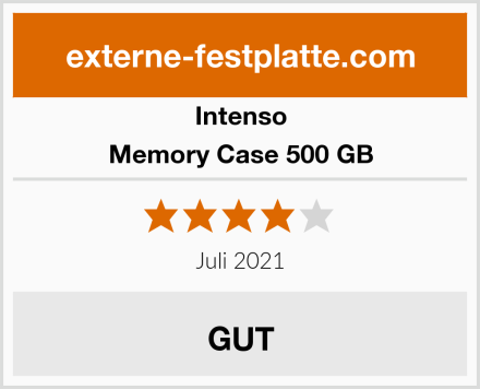 Intenso Memory Case 500 GB Test