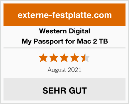 Western Digital My Passport for Mac 2 TB Test