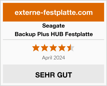 Seagate Backup Plus HUB Festplatte Test