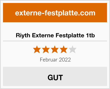  Riyth Externe Festplatte 1tb Test