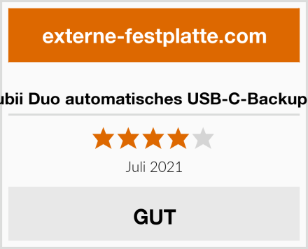  Maktar Qubii Duo automatisches USB-C-Backup-Laufwerk Test