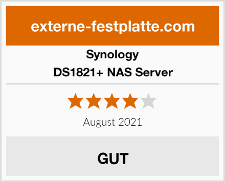 Synology DS1821+ NAS Server Test