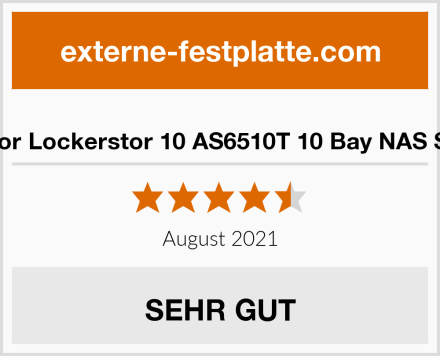  Asustor Lockerstor 10 AS6510T 10 Bay NAS Server Test