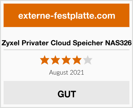  Zyxel Privater Cloud Speicher NAS326 Test