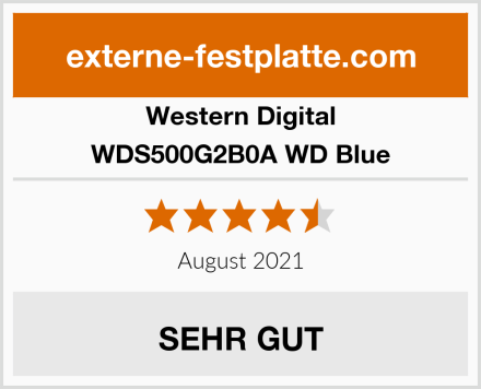 Western Digital WDS500G2B0A WD Blue Test