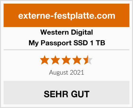 Western Digital My Passport SSD 1 TB Test