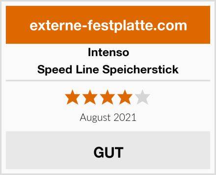 Intenso Speed Line Speicherstick Test