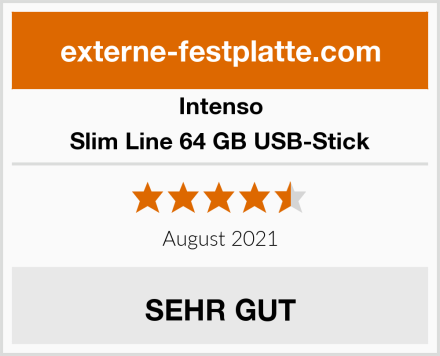 Intenso Slim Line 64 GB USB-Stick Test