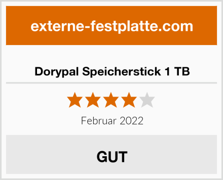  Dorypal Speicherstick 1 TB Test