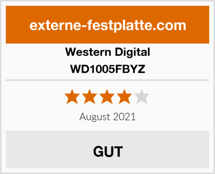 Western Digital WD1005FBYZ Test