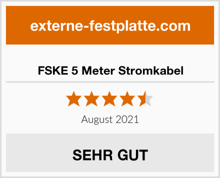  FSKE 5 Meter Stromkabel Test