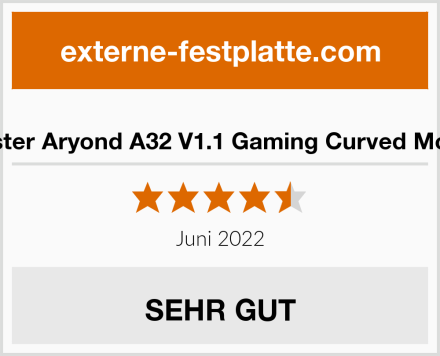  Monster Aryond A32 V1.1 Gaming Curved Monitor Test