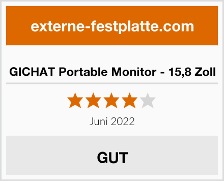  GICHAT Portable Monitor - 15,8 Zoll Test