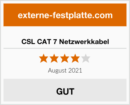  CSL CAT 7 Netzwerkkabel Test