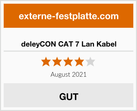  deleyCON CAT 7 Lan Kabel Test