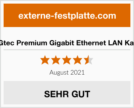  BIGtec Premium Gigabit Ethernet LAN Kabel Test