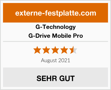 G-Technology G-Drive Mobile Pro Test