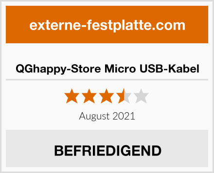  QGhappy-Store Micro USB-Kabel Test