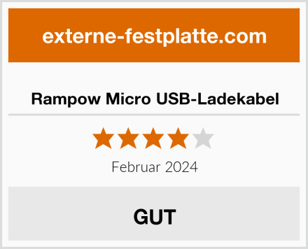  Rampow Micro USB-Ladekabel Test