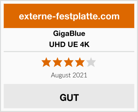 GigaBlue UHD UE 4K Test