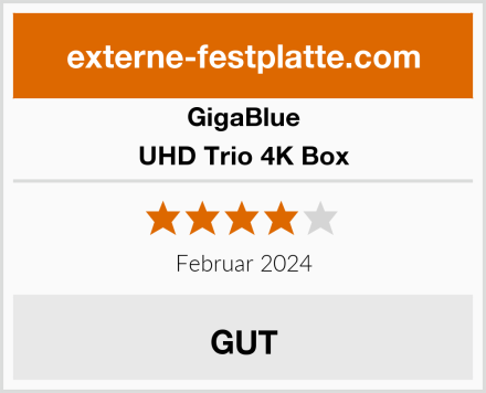 GigaBlue UHD Trio 4K Box Test