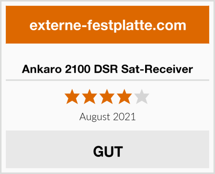 Ankaro 2100 DSR Sat-Receiver Test