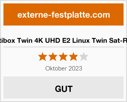 AX Multibox Twin 4K UHD E2 Linux Twin Sat-Receiver Test