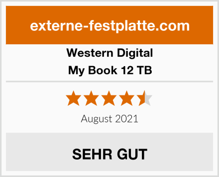 Western Digital My Book 12 TB Test