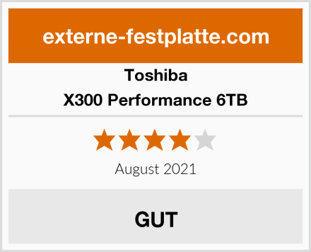 Toshiba X300 Performance 6TB Test