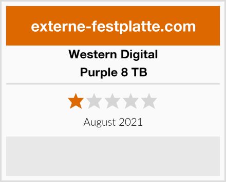 Western Digital Purple 8 TB Test