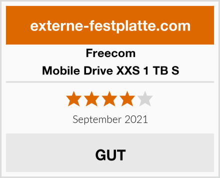 Freecom Mobile Drive XXS 1 TB S Test