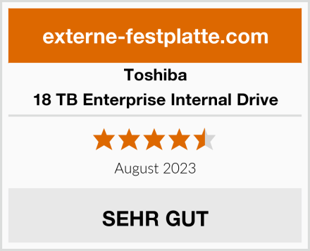 Toshiba 18 TB Enterprise Internal Drive Test