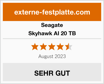 Seagate Skyhawk AI 20 TB Test