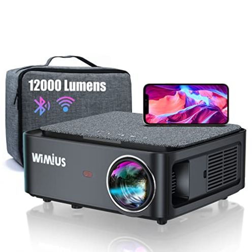  WiMiUS Full HD 1080P 12000 Lumen Beamer